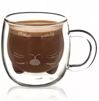 Pan i Pani Gadżet Orion Termo stiklinė su katės motyvu 270 ml