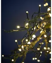 4IQ LED lempučių girlianda, 300 LED, 25m, šilta balta