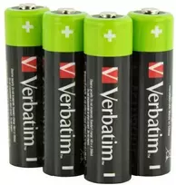 Verbatim Įkraunamos baterijos NiMH AA 2500mAh Premium HR6 4 vnt. juodos 49517
