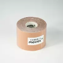 Mvs In Motion Kineziologinis teipas Moves Kinesiology Tape 5 cm x 5 m (Spalva: Smėlio)