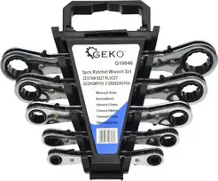 Raktų komplektas Geko U10046; 6-22 mm; 5 vnt.