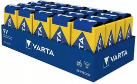 VARTA šarminė baterija R9 (6LR61) 9V Industrial Pro 20 vnt