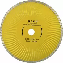Geko deimantinis diskas 230 turbo plus PROFI (G00274)