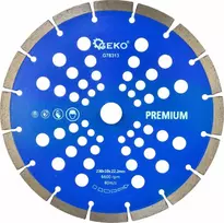 Geko segmentuotas deimantinis diskas 230x10x22,2 mm Premium (G78313)