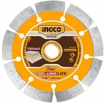 Ingco DMD0111513 pjovimo diskas, deimantinis, sausam pjovimui, 115 x 1 mm