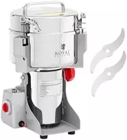 Royal Catering Profesionalus elektrinis malūnėlis prieskoniams, žolelėms, kavai, riešutams, 2000 g, 3400 W