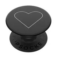 Popsockets 2 Baltas Heart Juodas 800667 telefono laikiklis – standard