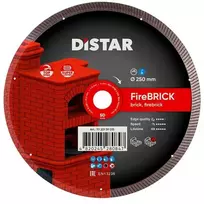 250MM DISTAR FireBRICK šamotinių plytų ir klinkerio pjovimo diskas