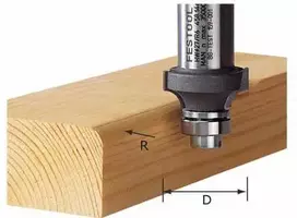 Suapvalinimo freza Festool; 3/27 mm