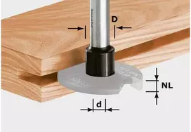 Frezos velenas Festool S8 1,5-5 D14