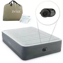 Pripučiamas čiužinys 203x152x46 cm su įmontuotu elektriniu siurbliu INTEX 64906ND