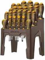 Ingco HKSD2628 Screwdriver flat+cross+driver set 26pcs CrV