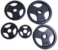 Sportbay Tri-Grip 50 mm olimpiniai svoriai (Svoris: 2.5kg)