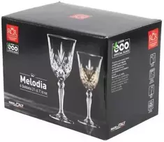 RCR Taurių vynui rinkinys Melodia, 270 ml, 6 vnt