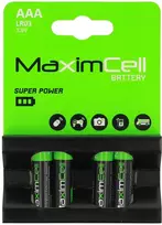 MaximCell Alkaline batteries LR03 AAA – 4pcs