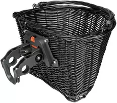 Azimut Acs Krepšelis priekiui Azimut Wicker NEW laikiklis 35x26x22cm juodas