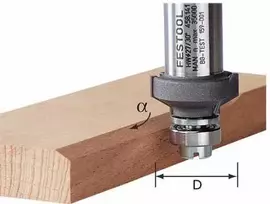 Nuožulnų freza Festool; Ø27 mm; 45°