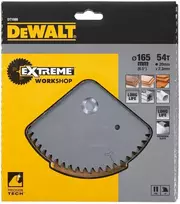 Pjūklo diskas aliuminiui, PVC pjovimui, 165/20 mm, 54 dantys, DeWalt [DT1088-QZ]