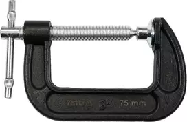 Toya Sa Poland Spaustuvas su varžtu "C" tipo 3", 75 mm (YT-64252)