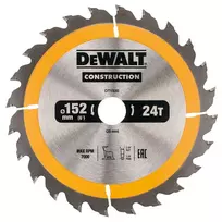 Pjovimo diskas DeWalt DT1930-QZ; 152x20 mm; T24