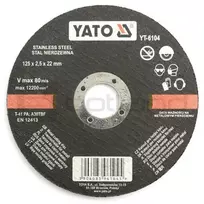 Nerūdijančio plieno pjovimo diskas Yato YT-6104