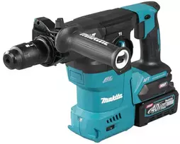 Akumuliatorinė smūginė gręžimo mašina su SDS+ kalteliu, 40V max XGT, Makita [HR009GM203] 2x4,0Ah, Li-ion, AWS, Bluetooth