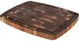 Excellent Houseware Akacijų virtuvės lenta pjaustymui ir serviravimui, antibakterinė, 46x36 cm