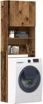 Skalbimo mašinos spintelė Old Wood 64x24x190 cm Engineered Wood