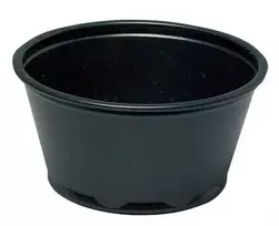 Padažinė 57ml, juoda, o60mm, Abena, 125 vnt