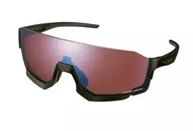 None Akiniai Shimano AEROLITE moss žalias ridescape hc