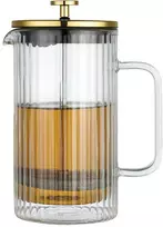 Zaparzacz Stūmoklinis kavos/arbatos virimo aparatas, stiklinis, 1 l, Klausberg, kb-7761