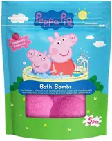 Europe Distribution PEPPA PIG vonios burbulai aviečių aromato, 5vnt x 50 g