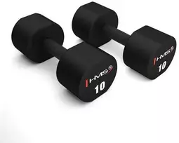 HPT10 2 x 10 KG POLIURETANINIS TPU HMS Hanteliai