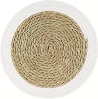 Boho Natural Stalo kilimėlis 35 cm Baltas AMBITION