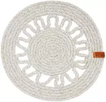Boho stalo kilimėlis 35 cm smėlio spalvos AMBITION