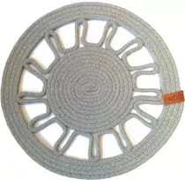 Boho stalo kilimėlis 35 cm pilkas AMBITION