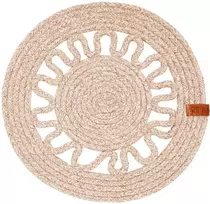 Boho stalo kilimėlis 35 cm kreminis AMBITION
