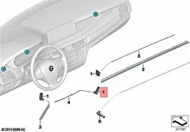 Bmw Led Modulis E90 E91 2005 2011 Originalus 63317941157