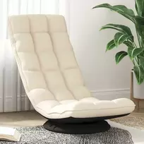 Ant grindų pastatoma pasukama kėdė, lininė, 70x51x79cm