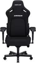Žaidimų kėdė AndaSeat Kaiser 4 XL, juodos spalvos, medžiaga: audinys