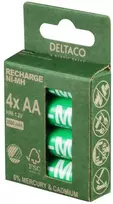 Deltaco ULT-NH2500AA-4P, Įkraunama baterija, AA, Nikelio-metalo hidrido (NiMH), 1,2 V, 4 vnt., 2500 mAh