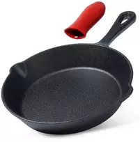 Ketaus keptuvė su silikoniniu dangteliu CAST LINE 20 cm