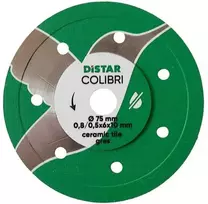 76 mm x 10 mm deimantinis diskas plytelėms Colibri, Distar