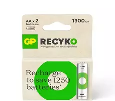 Nežinomas Įkraunami elementai GP RECYKO AA, 1300mAh, 2 vnt.