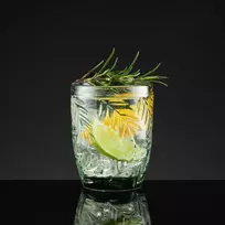 Palminė žema stiklinė 300 ml žalia AMBITION