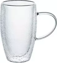 2 termo stiklinių rinkinys su rankena Bubble 450 ml AMBITION