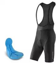 Rockbros RK2002XL bib shorts with XL pad – juodos spalvos
