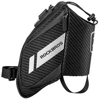 Rockbros C32BK saddle bag 1.5 l with water bottle pocket – juodas