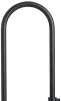 None AXA Newton UL-300 U-lock Strong frame holder , Safety code:15 (1-15), Sold Secure Sidabrinis, Juodas, AXA Newton UL is a hardened steel U-shaped