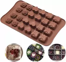Silikoninė forma šokoladui gaminti